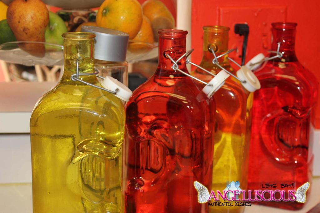 glass bottles