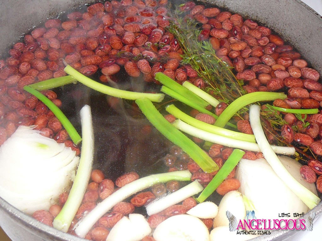 Red Kidney Beans with fresh herbs